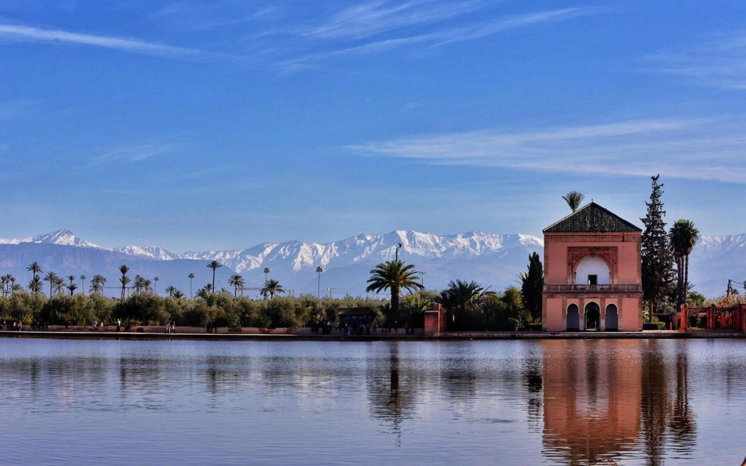 Hot air ballon around Marrakesh